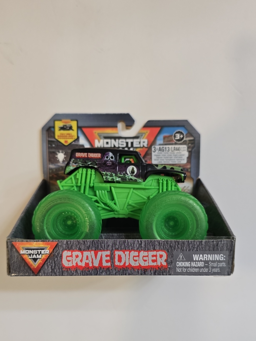 Grave Digger Monster Jam Green Monster Truck Toy